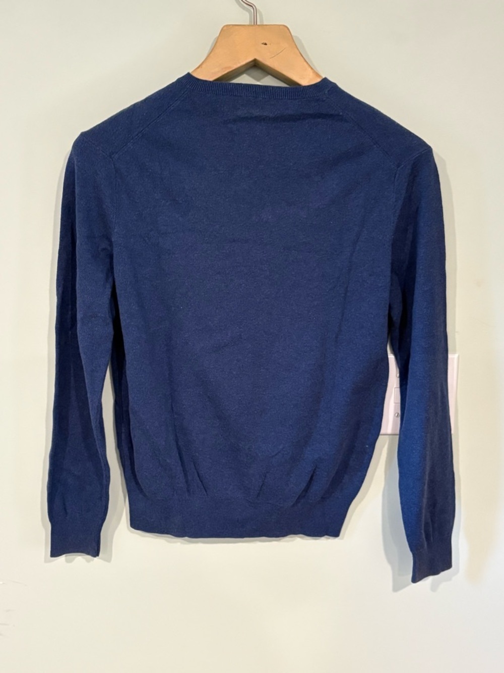 Polo by Ralph Lauren Men's Blue V-Neck Sweater 100% Pima Cotton - Picture 6 of 6